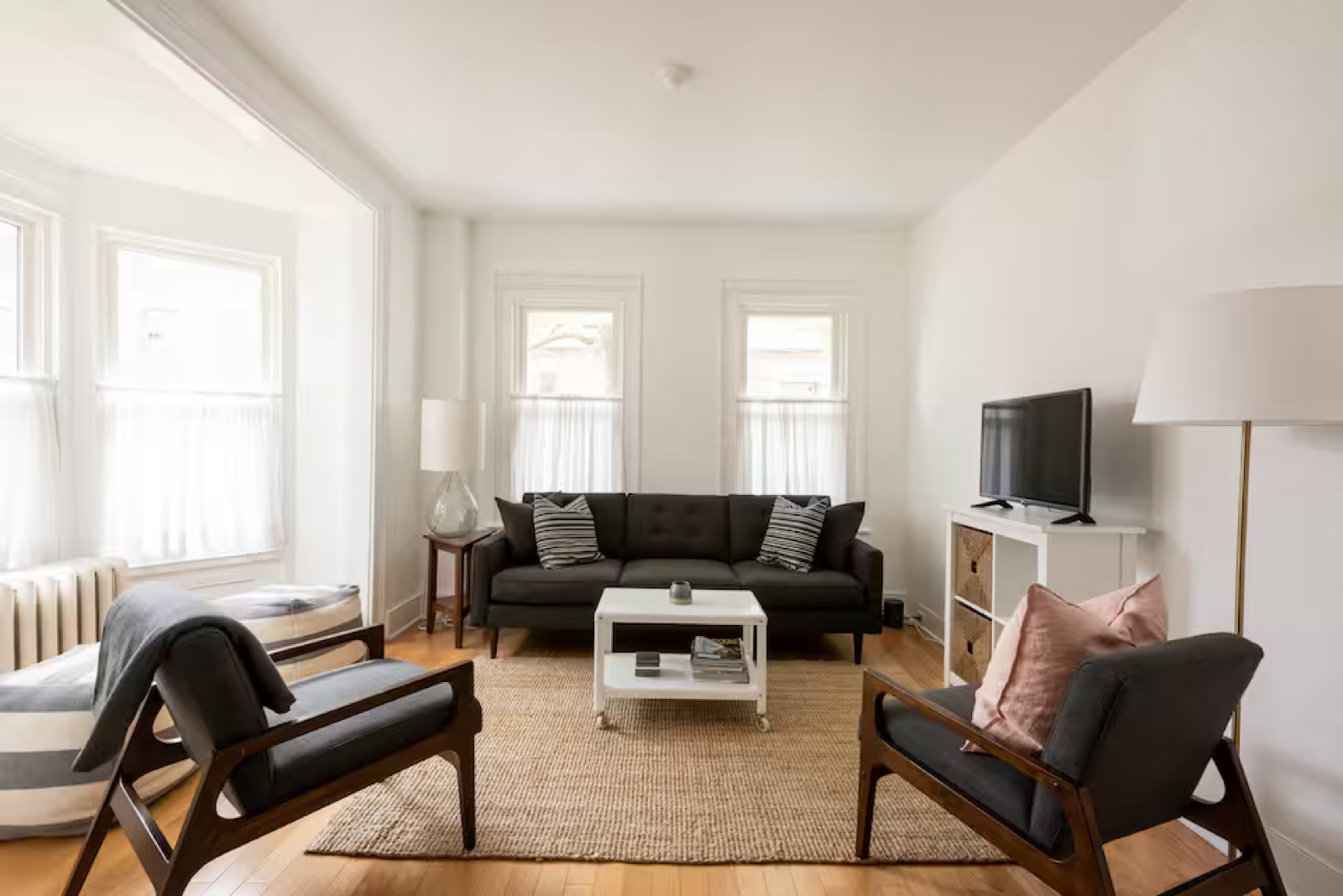 Living room after
